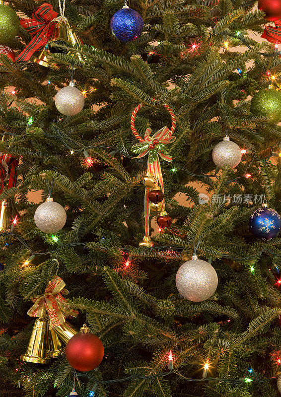 装饰圣诞树细节装饰Adobe RGB